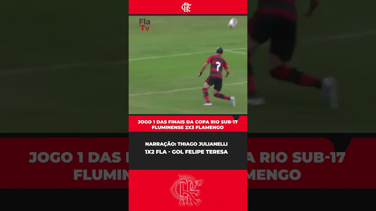 TV Fla Veja o segundo gol da vitória do Flamengo sobre o Fluminense, pela Copa Rio Sub-17.