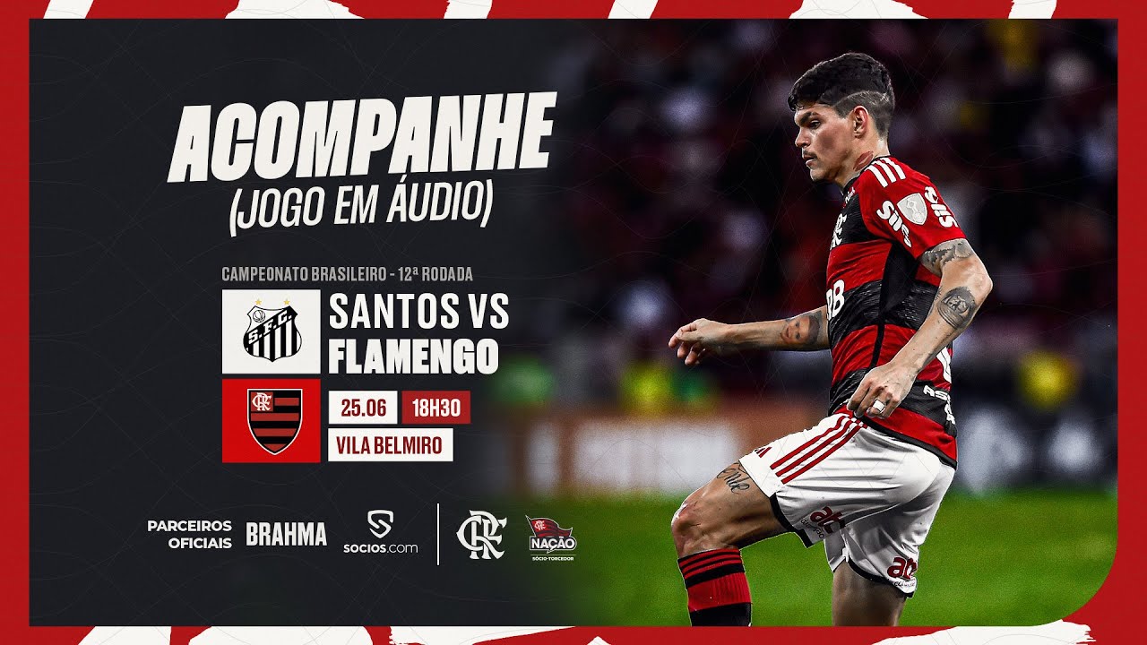 TV Fla Campeonato Brasileiro | Santos x Flamengo – PRÉ E PÓS-JOGO EXCLUSIVO FLATV