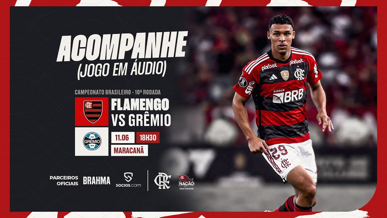 TV Fla Campeonato Brasileiro | Flamengo x Grêmio – PRÉ E PÓS-JOGO EXCLUSIVO FLATV