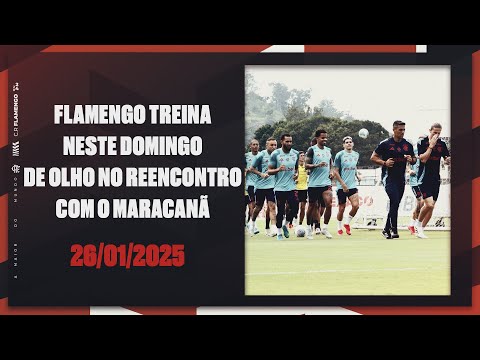 Flamengo treina neste domingo de olho no reencontro com o Maracanã