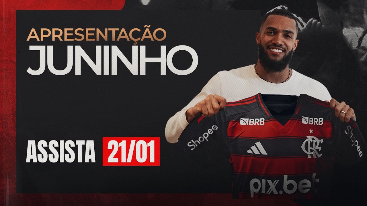 TV Fla Coletiva de Apresentação – Juninho – AO VIVO – 21/01