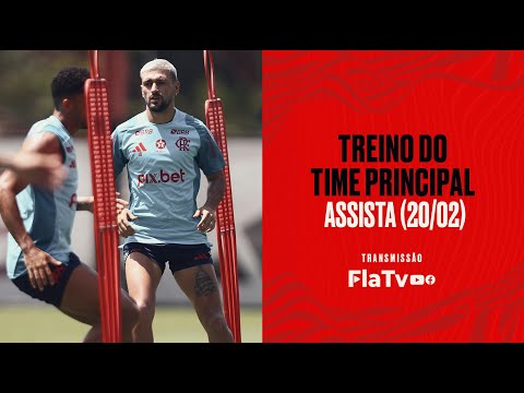 Treino do Flamengo  | AO VIVO – 20/02