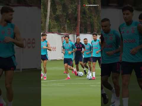 ROTINA DE TREINO POR AQUI 💪🔴⚫️ #flamengo