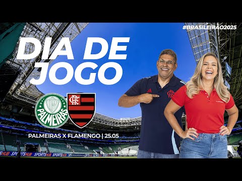 🔴 AO VIVO: PALMEIRAS X FLAMENGO | PRÉ-JOGO + NARRAÇÃO | BRASILEIRÃO (25/05/25)