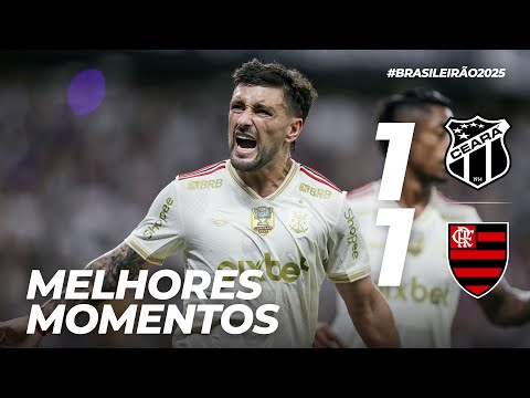 CEARÁ 1 X 1 FLAMENGO | MELHORES MOMENTOS | BRASILEIRÃO (03/08/25)