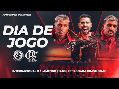 🔴 AO VIVO: INTERNACIONAL X FLAMENGO | PRÉ-JOGO + NARRAÇÃO | BRASILEIRÃO (17/08/25)