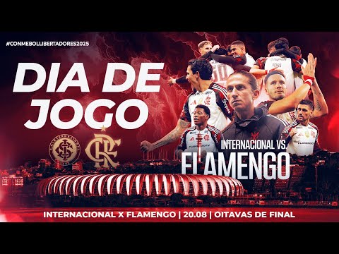 🔴 AO VIVO: INTERNACIONAL X FLAMENGO | PRÉ-JOGO + NARRAÇÃO | LIBERTADORES (20/08/25)
