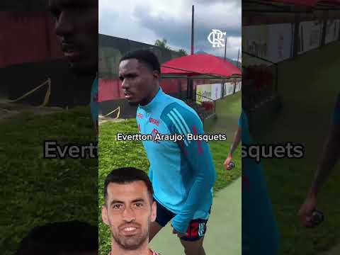 QUAL É O ÍDOLO DO FUTEBOL DOS JOGADORES DO MENGÃO? 🤩 #flamengo