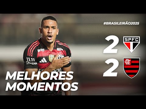 SÃO PAULO 2 X 2 FLAMENGO | MELHORES MOMENTOS | BRASILEIRÃO (05/11/25)
