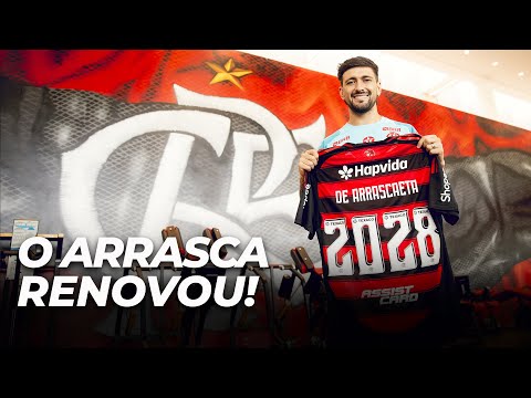 ARRASCAETA RENOVA COM O FLAMENGO ATÉ 2028
