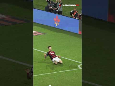 BOLA E GOLEIRO NA REDE! LÉO PEREIRA ABRIU O PLACAR PARA O #FLAMENGO! #flamengotv