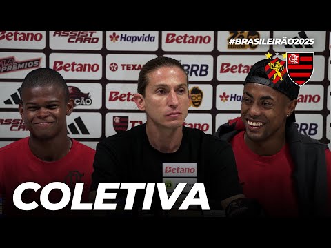 FILIPE LUÍS, B. HENRIQUE E DOUGLAS TELLES | COLETIVA PÓS-JOGO | SPORT 1 X 5 FLAMENGO | BRASILEIRÃO
