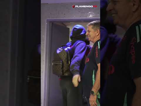 O MENGÃO JÁ CHEGOU PARA O CLÁSSICO FLAXFLU 🔴⚫ #flamengo #flamengotv #diadejogo