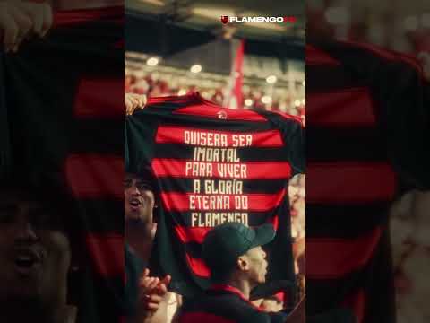 ”QUISERA SER IMORTAL PARA VIVER A GLÓRIA ETERNA DO FLAMENGO’ ❤🖤 #flamengo #flamengotv