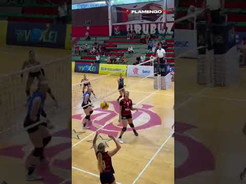 SUPERLIGA B FEMININA DE #volleyball NA #flamengotv! FLAMENGO X ASA ALUMÍNIO 🏐🔴⚫ #flamengo