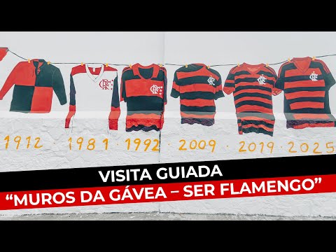 VISITA GUIADA AOS ‘MUROS DA GÁVEA – SER FLAMENGO’, HOMENAGEM AOS 130 ANOS DO CLUBE