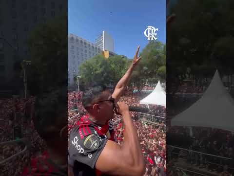 E OS NOSSOS JOGADORES COMEMORAM COM A NAÇÃO ❤️🖤 #flamengo #flamengotv